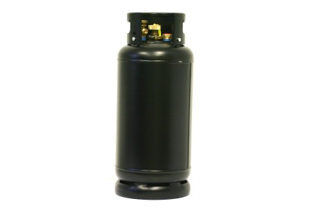 Refillable gas bottle Ø 300 x 720 mm 36 litres - liquid extraction for forklift trucks, etc.