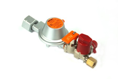 GOK sistema regulador 50 mbar EN61- 1 kg/h  conex. comb. UV/SKU X RVS 8 mm