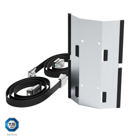 CAMPKO gas bottle holder set for Ø 300mm gas bottles incl. 2x tension band + 2x turnbuckle (stainless steel)