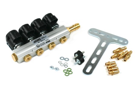 AC W01-4 rail for 4 cyl. incl. mounting set