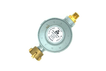 Cavagna gas pressure regulator type 755 - G.12 ->G 1/4 LH adjustable in 11 steps