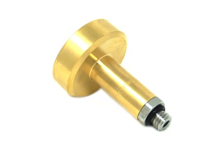 DREHMEISTER DISH LPG adapter M12 brass with stainless steel connection, L=67 mm