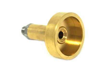 DREHMEISTER DISH LPG adapter M14 brass with stainless steel connection, L=67 mm