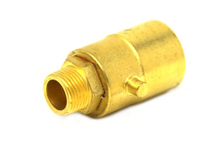 BAYON LPG adapter with 3/8 connection for filling valve at a 4-hole fuel gas tank