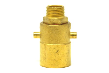 BAYON LPG adapter with 3/8 connection for filling valve at a 4-hole fuel gas tank