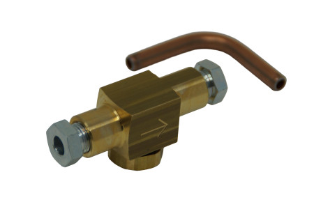 Tomasetto Kit für externes Absperrventil vor dem Verdampfer (2 x 6 mm Kupfer)