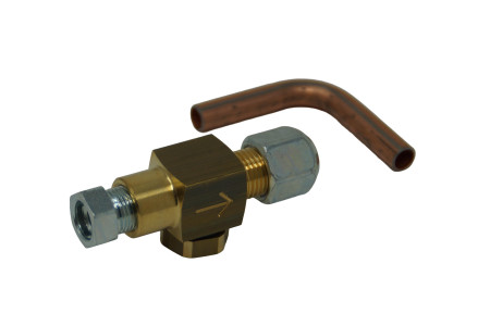 Tomasetto Kit für externes Absperrventil vor dem Verdampfer (2 x 8 mm Kupfer)