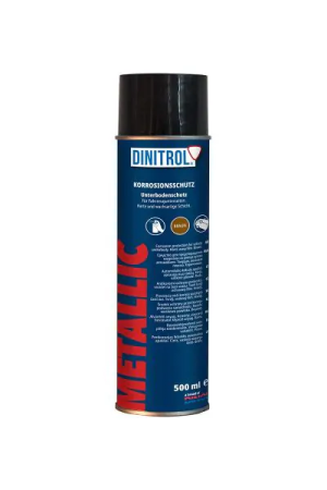 DINITROL METALLIC anti-corrosion agent 500ml spray can, brown