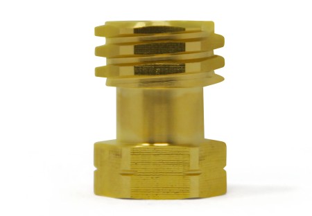 DREHMEISTER Adapter für USA Gasregler an deutsche Propangasflasche 3/8 Type 1 QCC (ACME) -> G.12 W21,8 x 1/14 LH