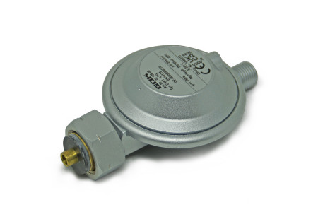 GOK gas regulator EN61 1kg/h 29mbar comb. shell-WS x G1/4LH