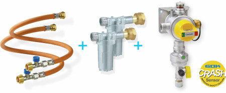 GOK Caramatic DriveTwo Set 30/10/8 vert. 2x Con.DriveKLF450,2xCon.Clean CS-Pendel SV