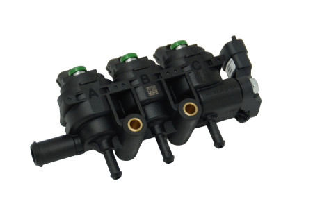 Landi Renzo Injektor LPG CNG GIRS12 3 Zylinder S (Grün) mit Sensor 5.5 bar