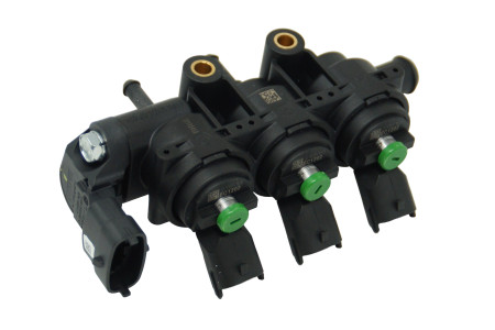 Landi Renzo GIRS12 rail dinjetion 3 cylindres S (vert) avec capteur 5.5 bar