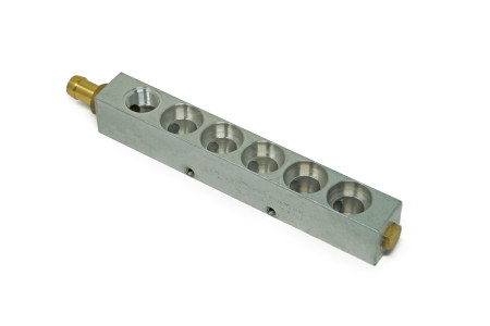 BRC riel de inyector 5 cilindros para inyectores MY07, con conexión de sensor de presión (DE802053)