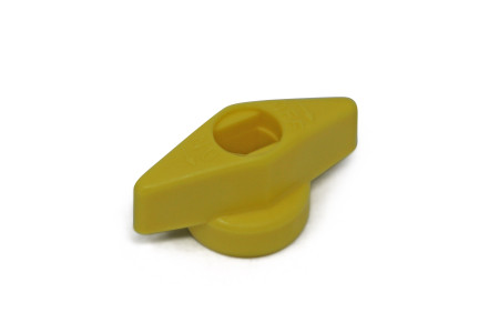 Rotarex Rubinetto di chiusura per multivalvola ALUGAS TRAVELMate, giallo