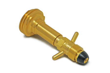 DREHMEISTER ACME gas cylinder adapter camping gas adapter 0.880-14 NGO LH (G.10) - 116 mm