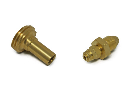 DREHMEISTER ACME gas cylinder adapter camping gas adapter G 5/8 LH (G.7) - 116 mm