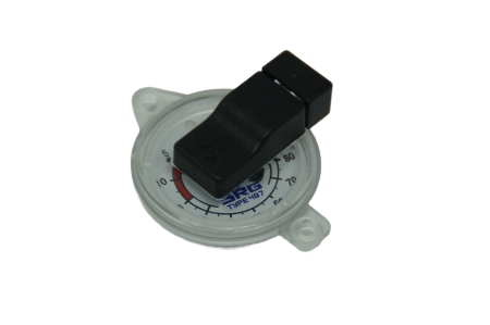 Rotarex Dimes WAVE Indicador remoto Bluetooth para tanque de gas de autocaravana, tanque de gas combustible de 4 orificios (giro a la izquierda)