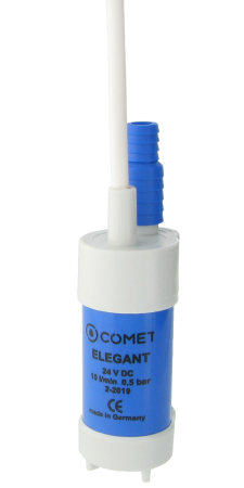 COMET Bomba sumergible ELEGANT 24 V Cable de 1,0 m con boquilla de purga de aire