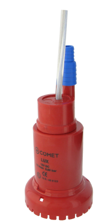 COMET Bomba sumergible LUX 12 V 1,0 m cable, con boquilla de purga de aire