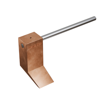 DREHMEISTER copper soldering iron tip 450g for soldering copper, soft soldering