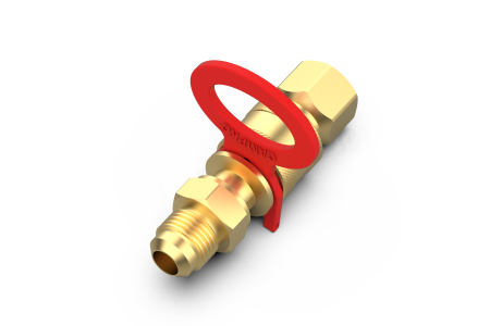 CAMPKO® Raccordo rapido per bombole di gas, carrelli elevatori con valvola di ritegno - filettatura 3/4 UNF