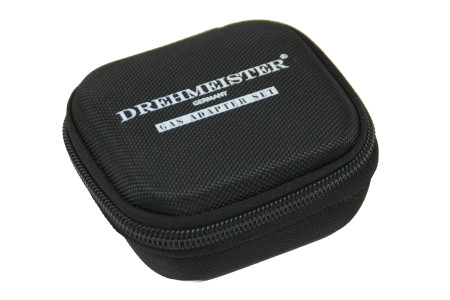 DREHMEISTER Gas Flaschen Adapter Set EU inkl. Etui - Gas-Entnahme (4-teilig)