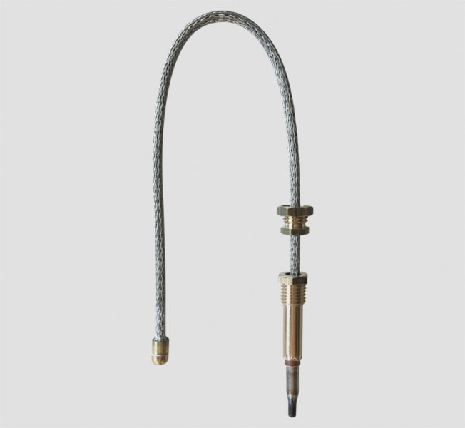 Truma thermocouple with fixing nut suitable for Truma gas heater S2200/ S3002/ S5002