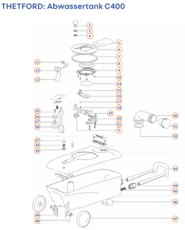 SC400/500 SLIDING COVER D/GRY - Spare parts Cassettes