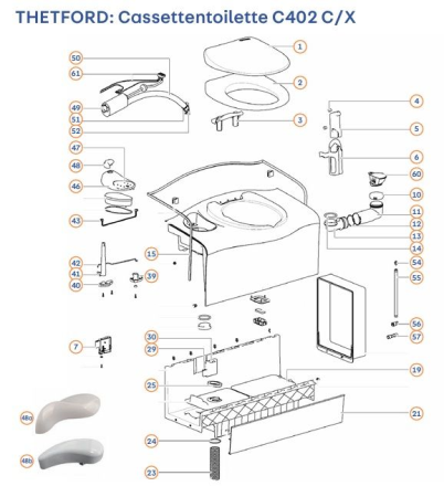 SC400 WALL SEAL - Spare parts Cassettes