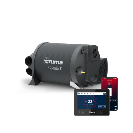 Truma Combi D 4 diesel heater with iNet X Panel 2
