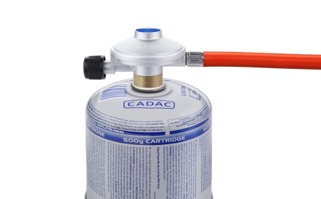 CADAC threaded cartridge regulator 50 mbar lpg regulator with hose