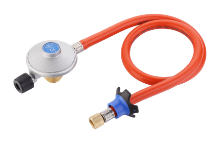 CADAC Gewindekartuschenregler 30 mbar Gasregler mit Schlauch