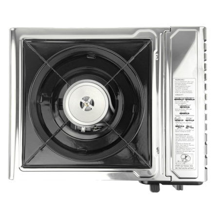 GARDINGER Saftey Camp Allgas Campingkocher Piezozündung + Schlauch