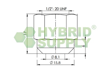 LPG-FIT tuyau thermoplastique kit XD-4 (=8mm) M12x1 (6m)