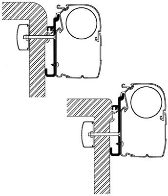 Thule Adaptateur Mural Rapido Serie 7/8/9 - 5.00m