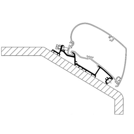 Thule Adapterdach Niesmann+Bischoff Smove 6.9B/Q - 3.00m