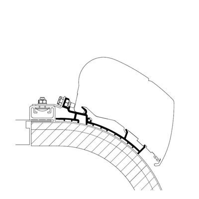 Thule Adattatore per tetto Rapido Distinction - 6,00 m