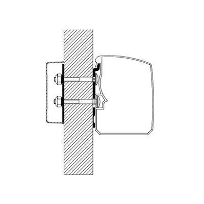 Thule Adapter T 3200 Flache Wand