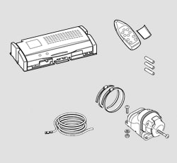 Truma socket complete with holder for XT Mover maneuvering aid