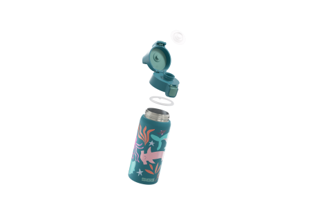 SIGG bouteille deau Kids Shield Therm One Blue World 0.5 L