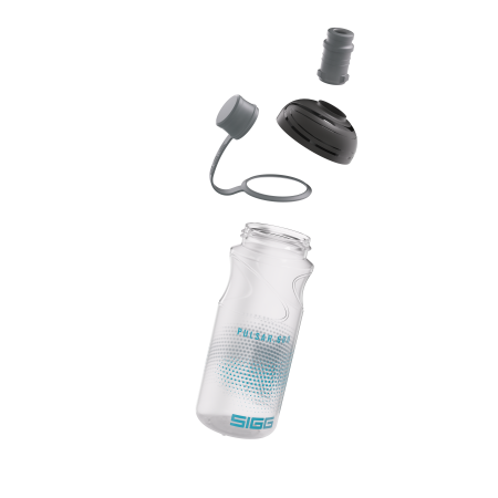 SIGG Trinkflasche Pulsar Transparent Aqua 0.6 L