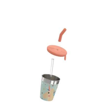 SIGG Bicchiere per bambini Kids Straw Cup Unistar