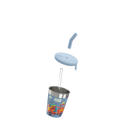 SIGG Kinderbecher Kids Straw Cup Pompier