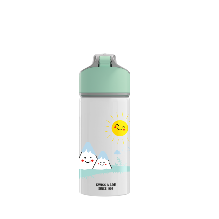 SIGG Kids Water Bottle Miracle Kids Alu Animals I love Switzerland 0.4 L