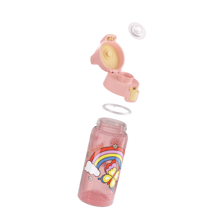 SIGG Kinder Trinkflasche VIVA ONE Hearts & Horses Rainbow 0.5 L