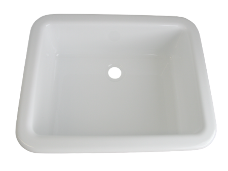 COMET Lavabo rettangolare mini-incasso bianco, 350 x 280 mm, profondità 120 mm