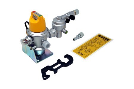 GOK Gasdruckregler Caramatic DriveTwo CS 50 mbar 1,5 kg/h – 2 x G.13 -> Rohrverschraubung 10mm – 8mm