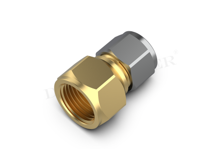 Connector 3/4 UNF -> 8mm thermoplastic pipe