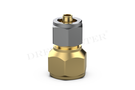 Connector 3/4 UNF -> 8mm thermoplastic pipe